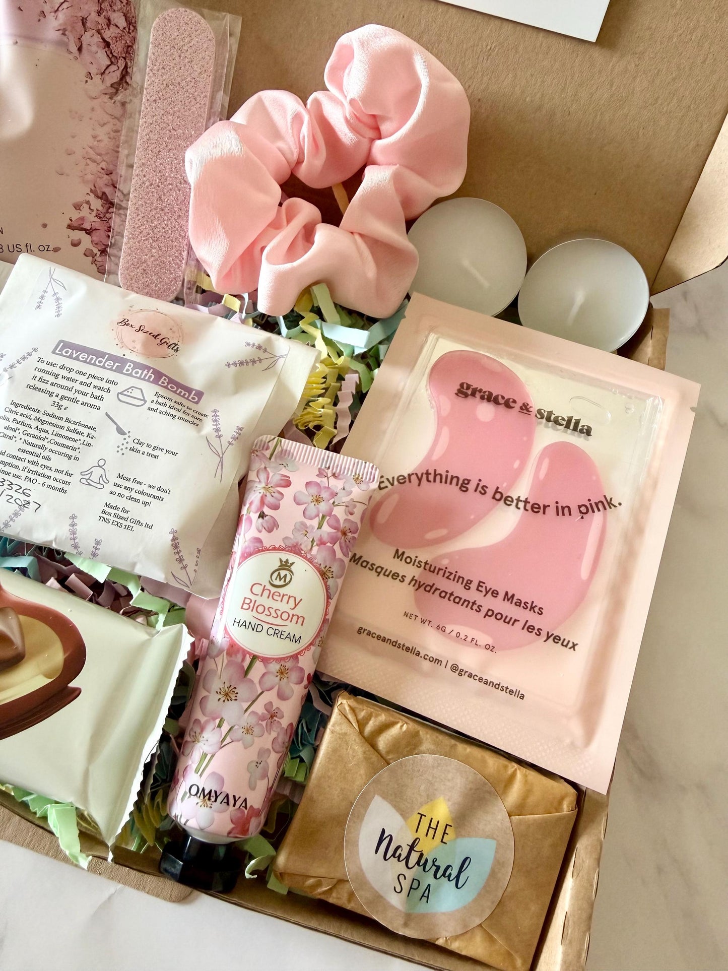 Pamper Hamper - Letterbox Gift - Hug in a Box - Self Care Package - Get Well Soon - Birthday - Spa Gift for Her - Personalised