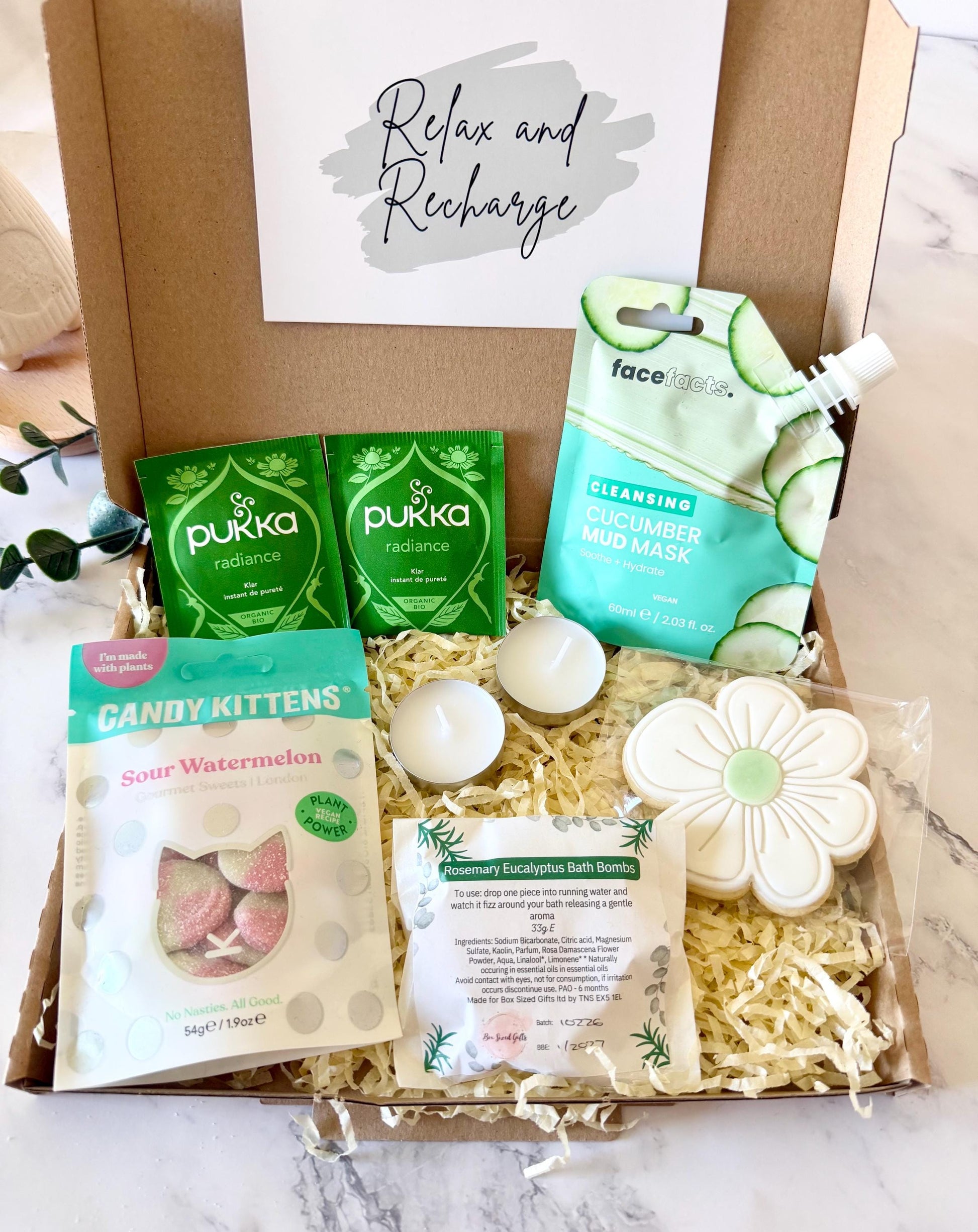 Care Package For Her - Hug In A Box - Spa Gift Basket - Pamper Hamper - Get Well Soon - Birthday Self Care Gift Box - Relaxation Gift