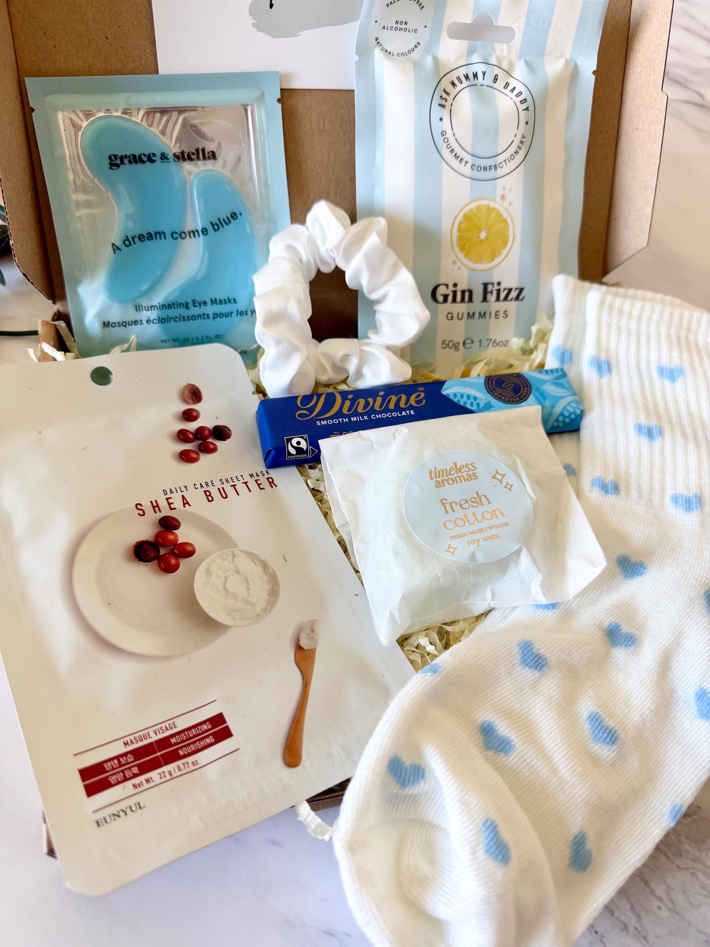 Hug in a Box - Thinking of You Gift - Care Package - Self Care Gift for Her - Get Well Soon - Pamper Gift - Sending Hugs - Wellness Gift Set