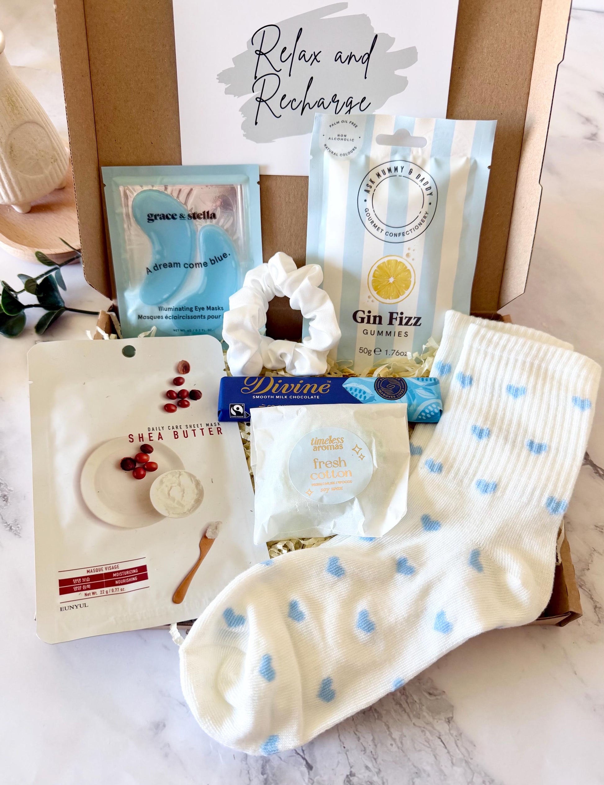 Hug in a Box - Thinking of You Gift - Care Package - Self Care Gift for Her - Get Well Soon - Pamper Gift - Sending Hugs - Wellness Gift Set