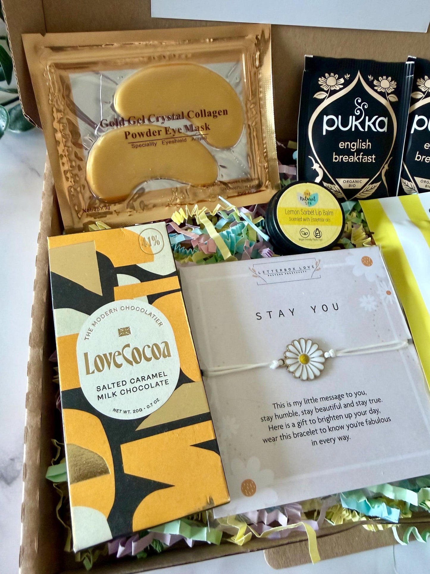 Sunshine Pick Me Up Gift - Hug in a Box - Thinking Of You Hamper - Self Care Package - Gifts For Her - Letterbox Gift - Get Well Soon Gift