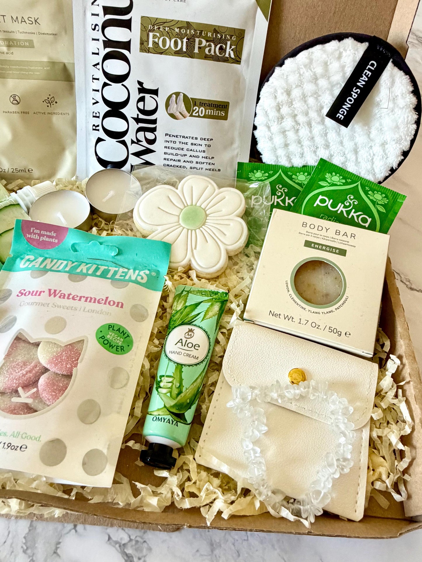 Care Package For Her - Hug In A Box - Spa Gift Basket - Pamper Hamper - Get Well Soon - Birthday Self Care Gift Box - Relaxation Gift