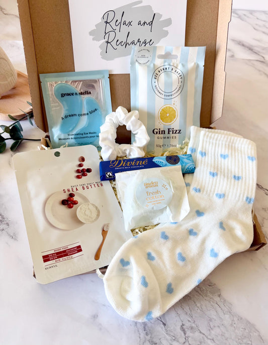 Hug in a Box - Thinking of You Gift - Care Package - Self Care Gift for Her - Get Well Soon - Pamper Gift - Sending Hugs - Wellness Gift Set