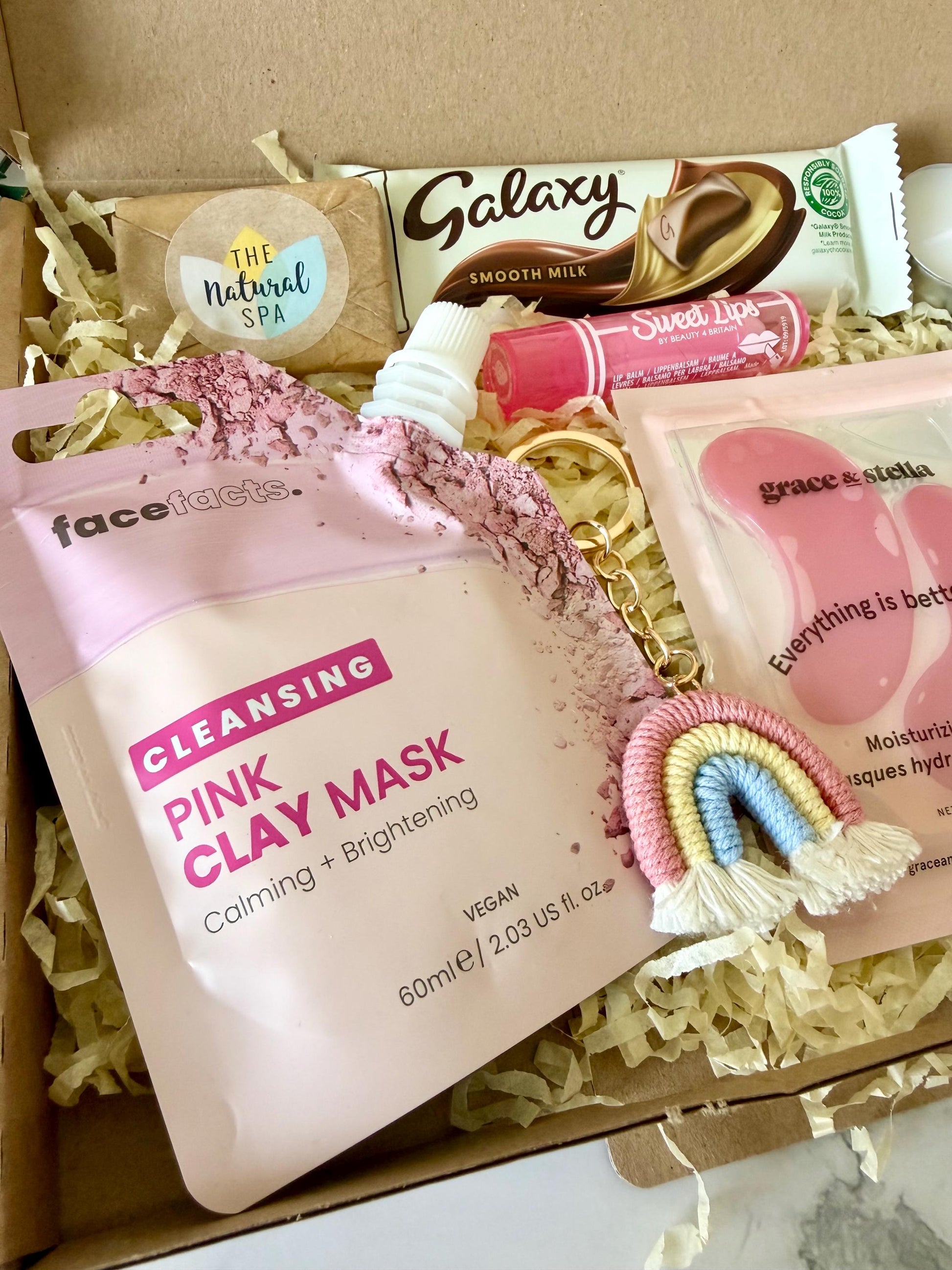 Pamper Gift Box for Her - Hug in a Box - Birthday Pamper - Relax Gift - Self Care Package - Pick me Up Letterbox Gift - Thinking of You