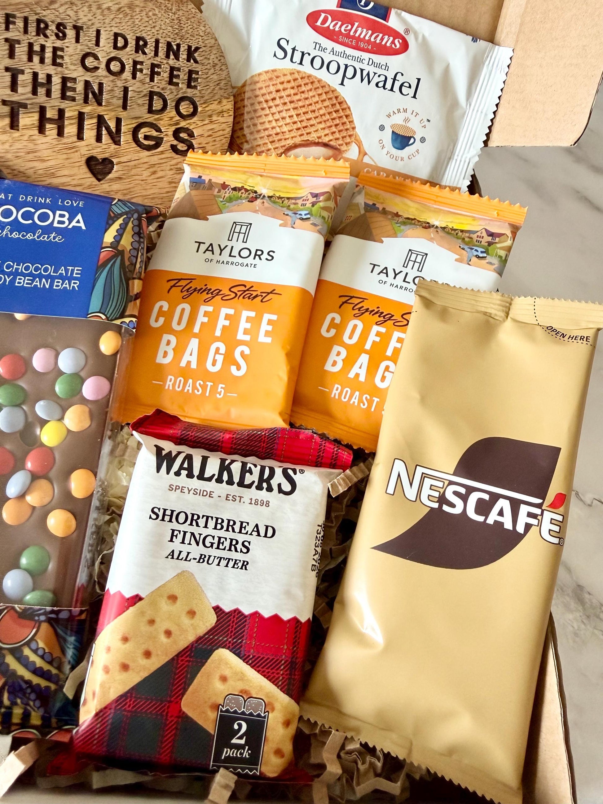 Coffee Hamper - Hug in a Box - Thinking of You - Birthday Gift - Get Well Soon - Congratulations - Anniversary - New Home - Thank you Gift