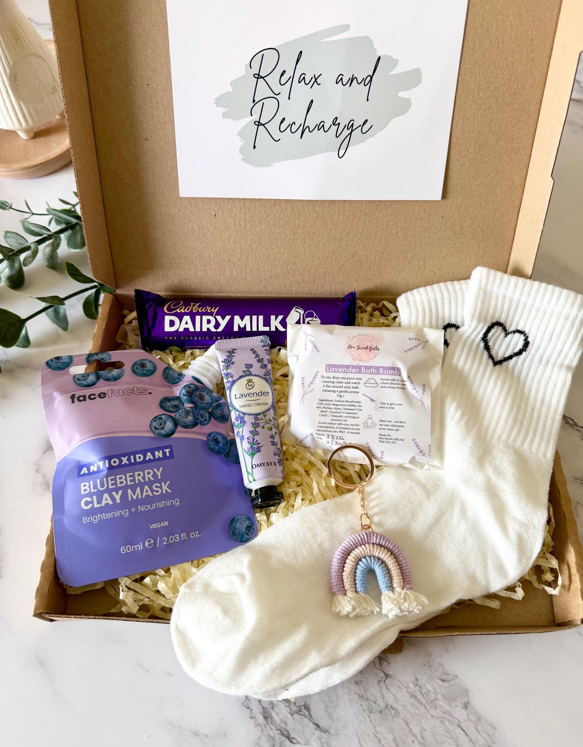 Pamper Hamper - Letterbox Gift for Her - Spa Self Care Package - Hug in a Box - Birthday Gift for Friend - Relaxation Gift - Get Well Soon