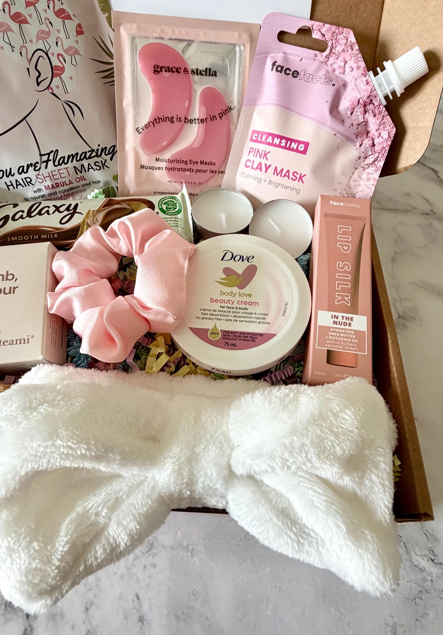 Spa Gift Box - Pamper Hamper - Hug in a Box - Self Care Package - Birthday Gift for Her - Relaxation - Get Well Soon - Pick me Up Gift Set