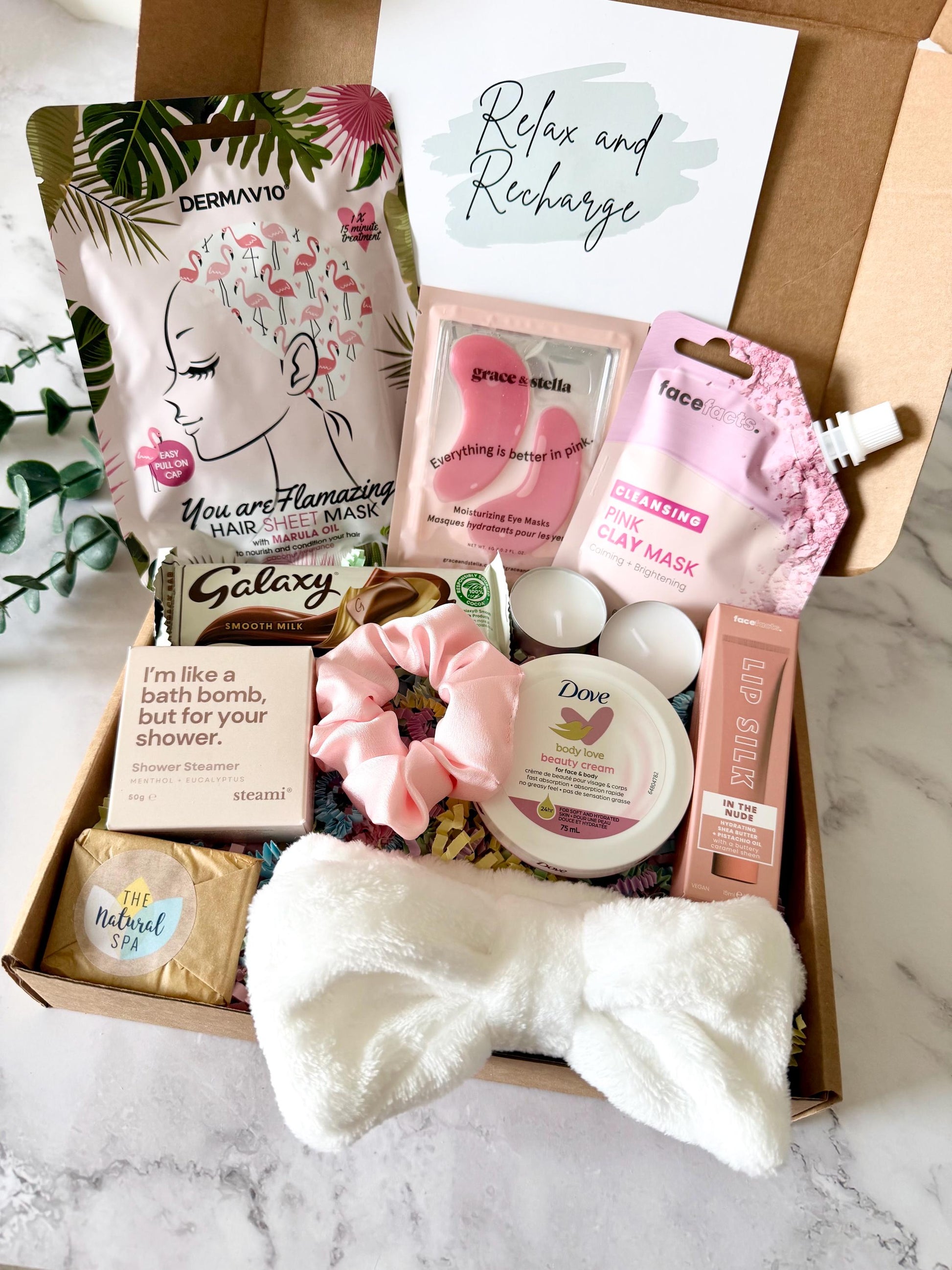 Spa Gift Box - Pamper Hamper - Hug in a Box - Self Care Package - Birthday Gift for Her - Relaxation - Get Well Soon - Pick me Up Gift Set