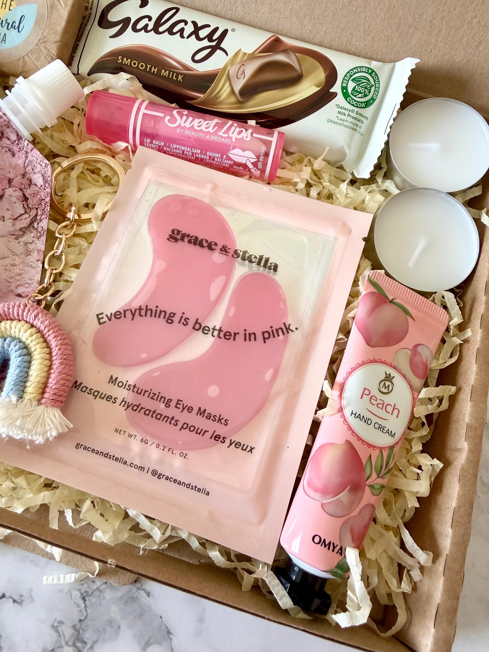Pamper Gift Box for Her - Hug in a Box - Birthday Pamper - Relax Gift - Self Care Package - Pick me Up Letterbox Gift - Thinking of You