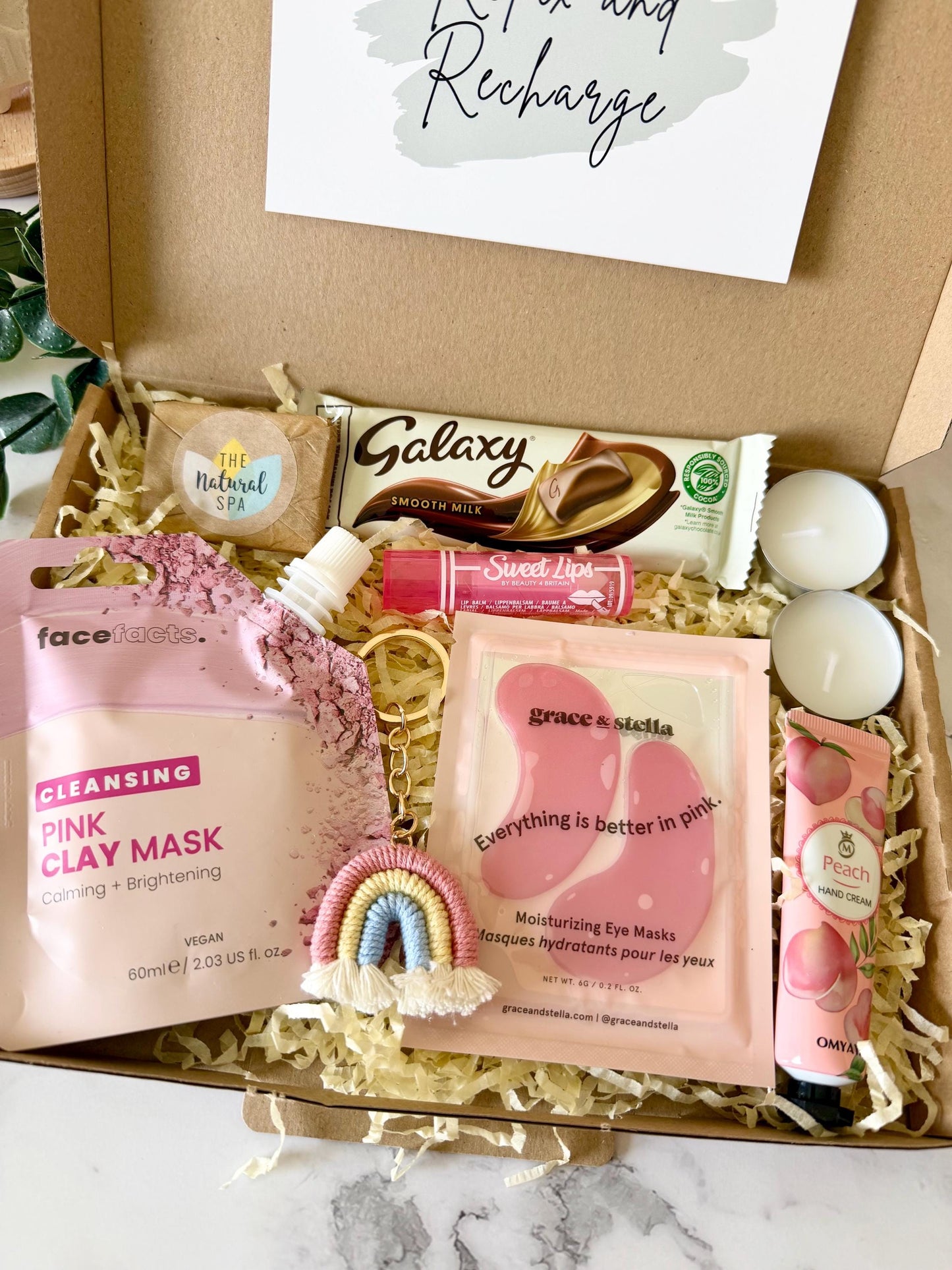 Pamper Gift Box for Her - Hug in a Box - Birthday Pamper - Relax Gift - Self Care Package - Pick me Up Letterbox Gift - Thinking of You
