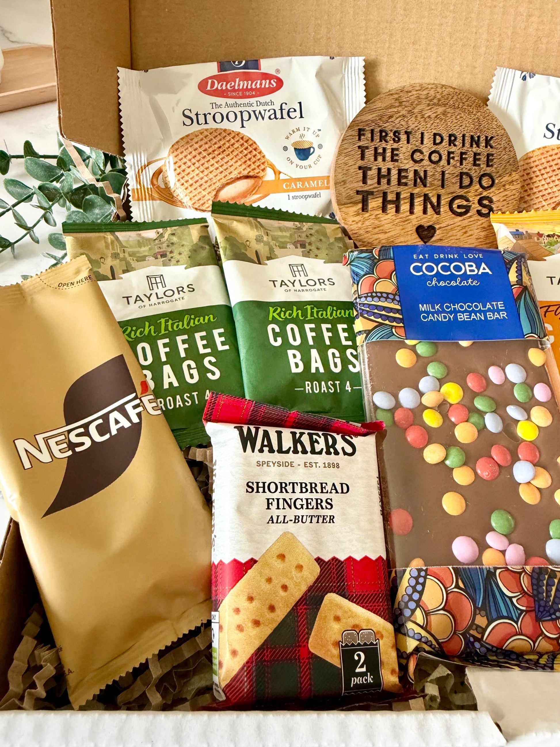 Coffee Hamper - Hug in a Box - Thinking of You - Birthday Gift - Get Well Soon - Congratulations - Anniversary - New Home - Thank you Gift