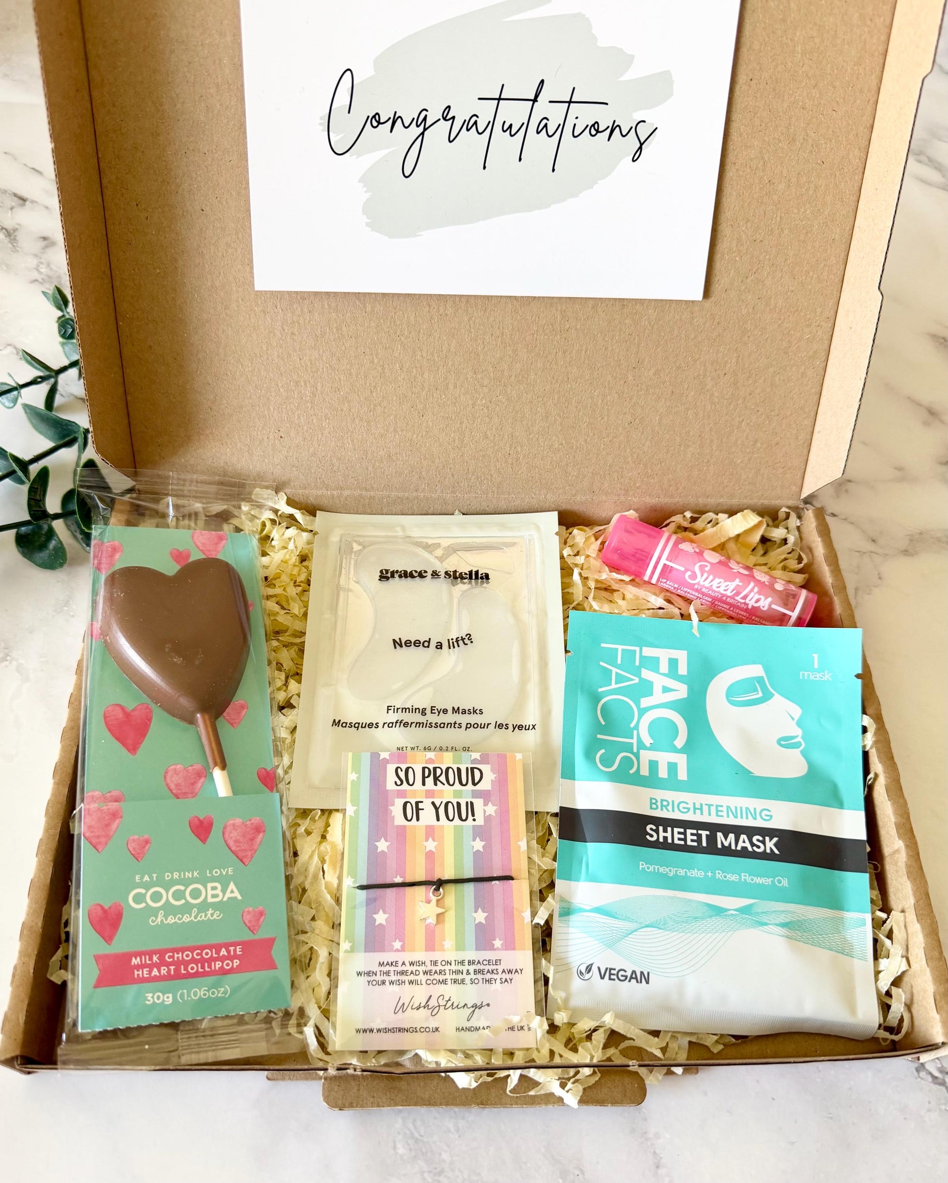 Congratulations Gift - Proud Of You - Graduation - Passed Exams - New Job - Letterbox Gift - Promotion - Exam Sucess - Personalised Gift