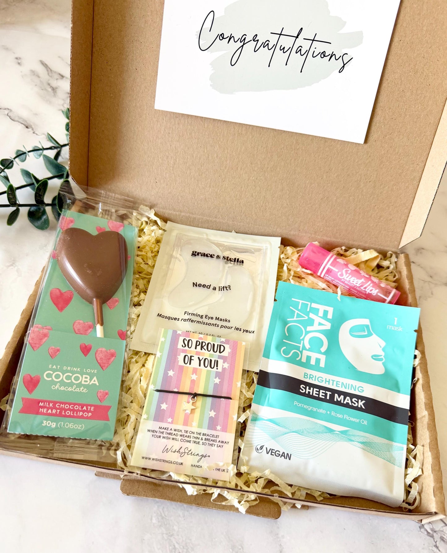 Congratulations Gift - Proud Of You - Graduation - Passed Exams - New Job - Letterbox Gift - Promotion - Exam Sucess - Personalised Gift