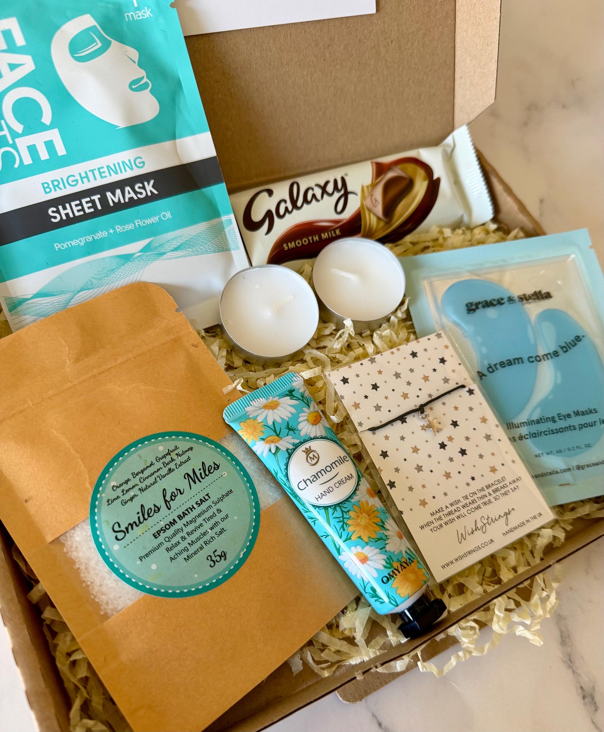 Pamper Gift Box - Hug in a Box For Her - Birthday Pamper - Relax Gift - Self Care Package - Pick me Up Letterbox Gift - Thinking of You