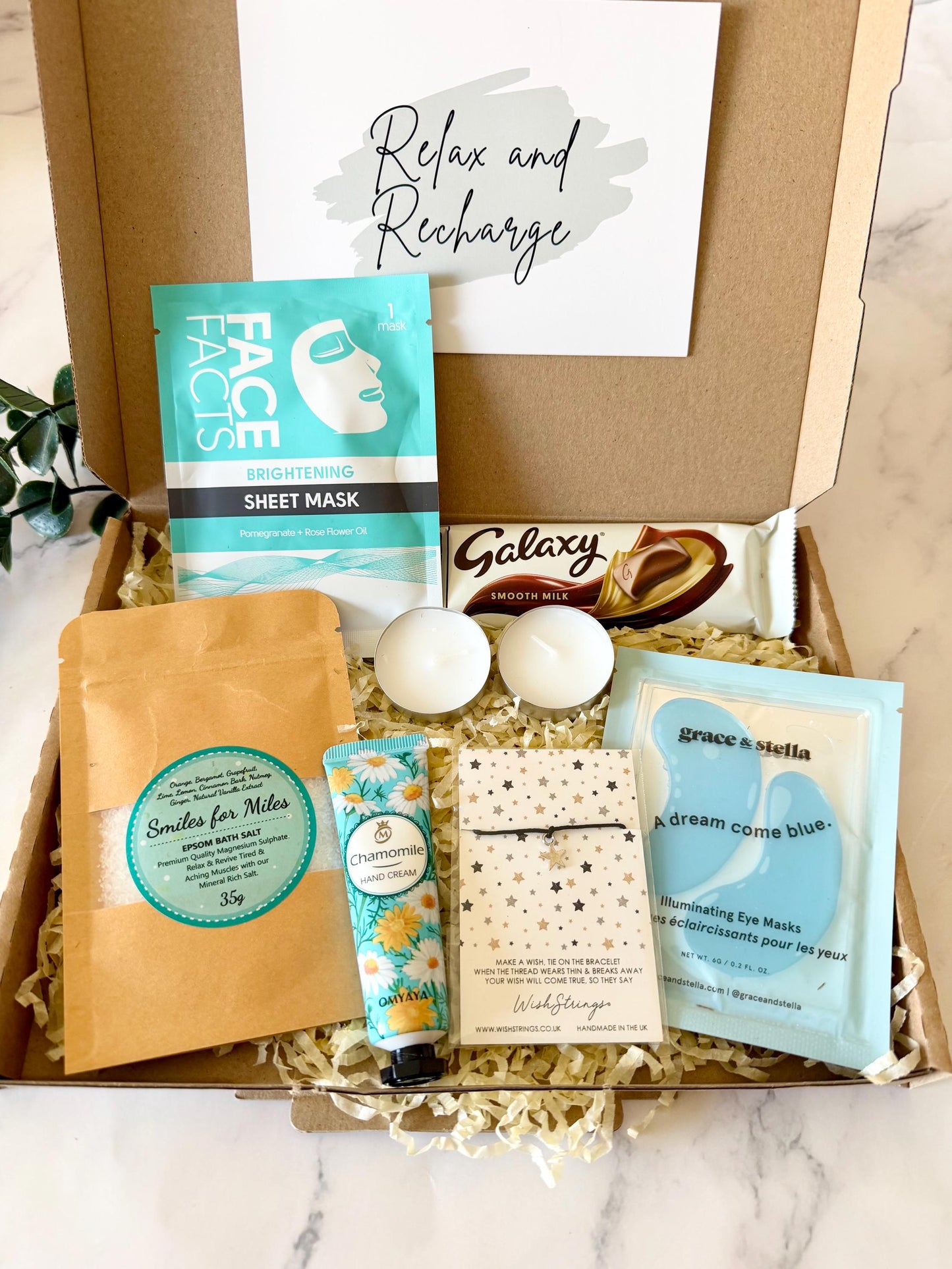 Pamper Gift Box - Hug in a Box For Her - Birthday Pamper - Relax Gift - Self Care Package - Pick me Up Letterbox Gift - Thinking of You