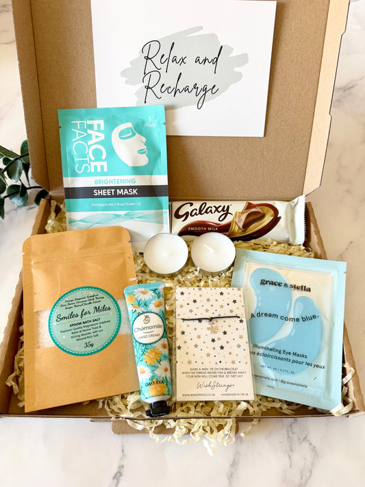Pamper Gift Box - Hug in a Box For Her - Birthday Pamper - Relax Gift - Self Care Package - Pick me Up Letterbox Gift - Thinking of You