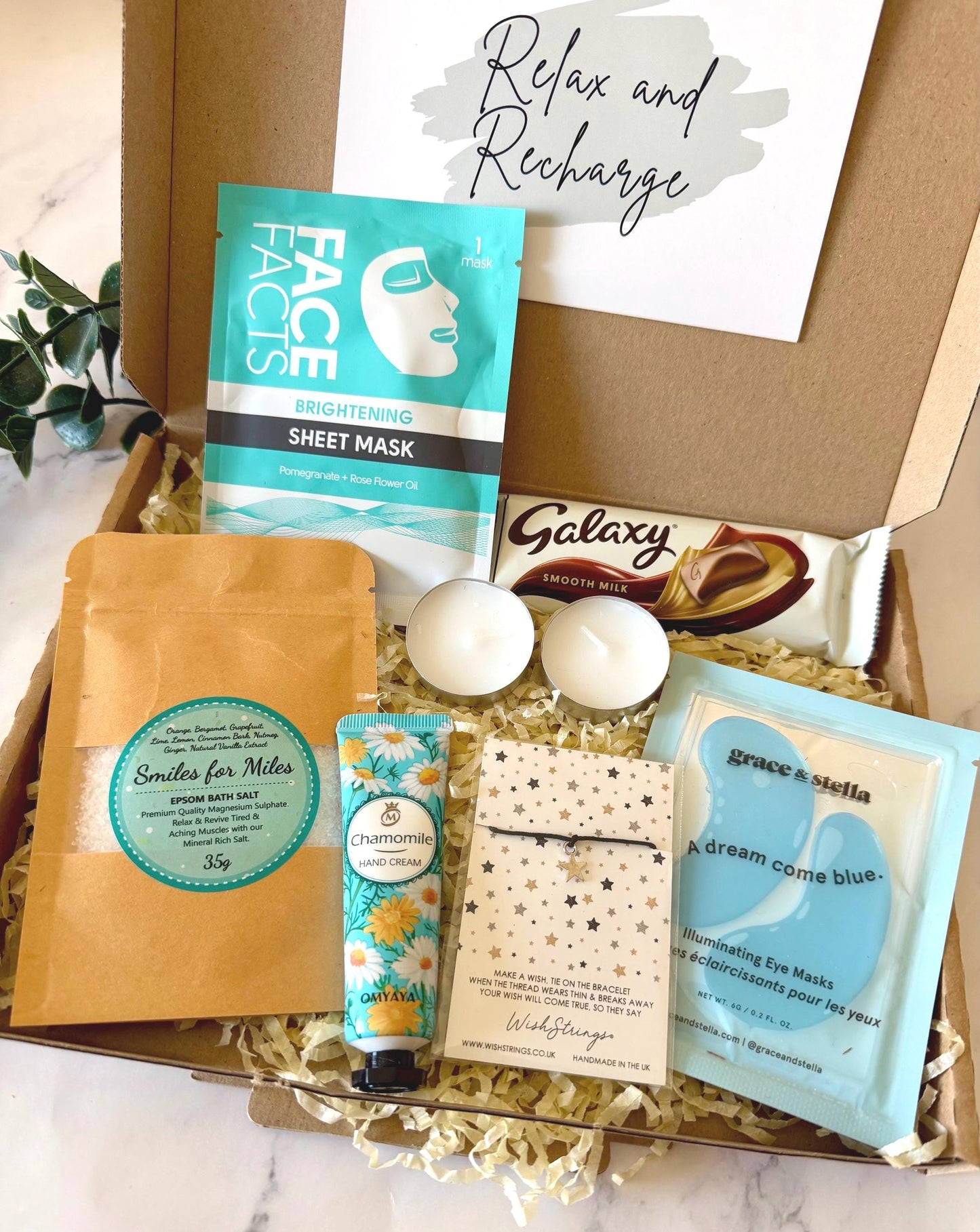 Pamper Gift Box - Hug in a Box For Her - Birthday Pamper - Relax Gift - Self Care Package - Pick me Up Letterbox Gift - Thinking of You