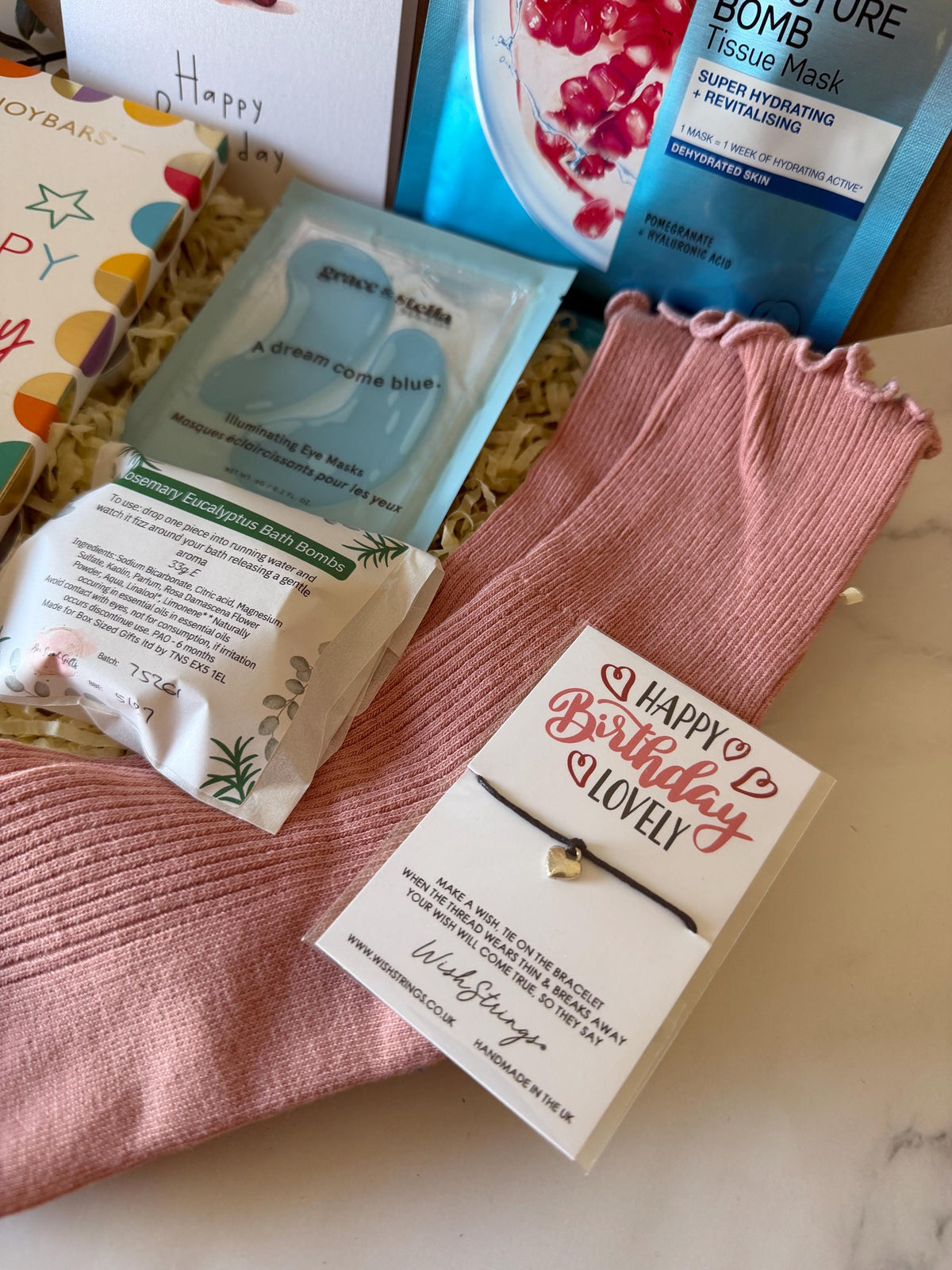 Birthday Gift for Her - Pamper Hamper - Gift for Friend - Hug in Box - Personalised Letterbox Gift - Birthday Treat Box - Self Care Gift