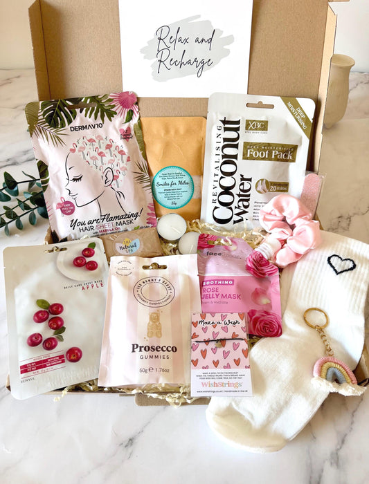 Care Package Gift - Thinking of You - Hug in a Box - Pamper Hamper - Spa Gift - Pick me Up Gift - Get Well Soon - Letterbox Gift - Self Care