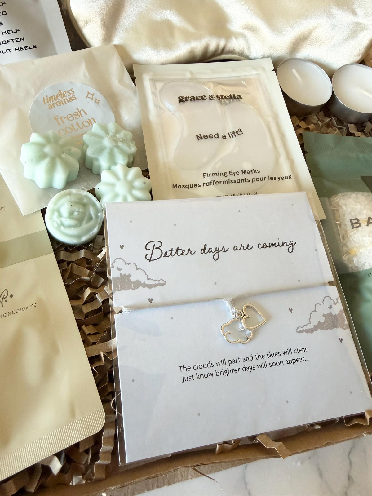 Care Package - Hug in a Box - Thinking Of You - Get Well Soon - Pamper Hamper - Sympathy - Pick me Up Gift Box - Personalised Self Care Gift