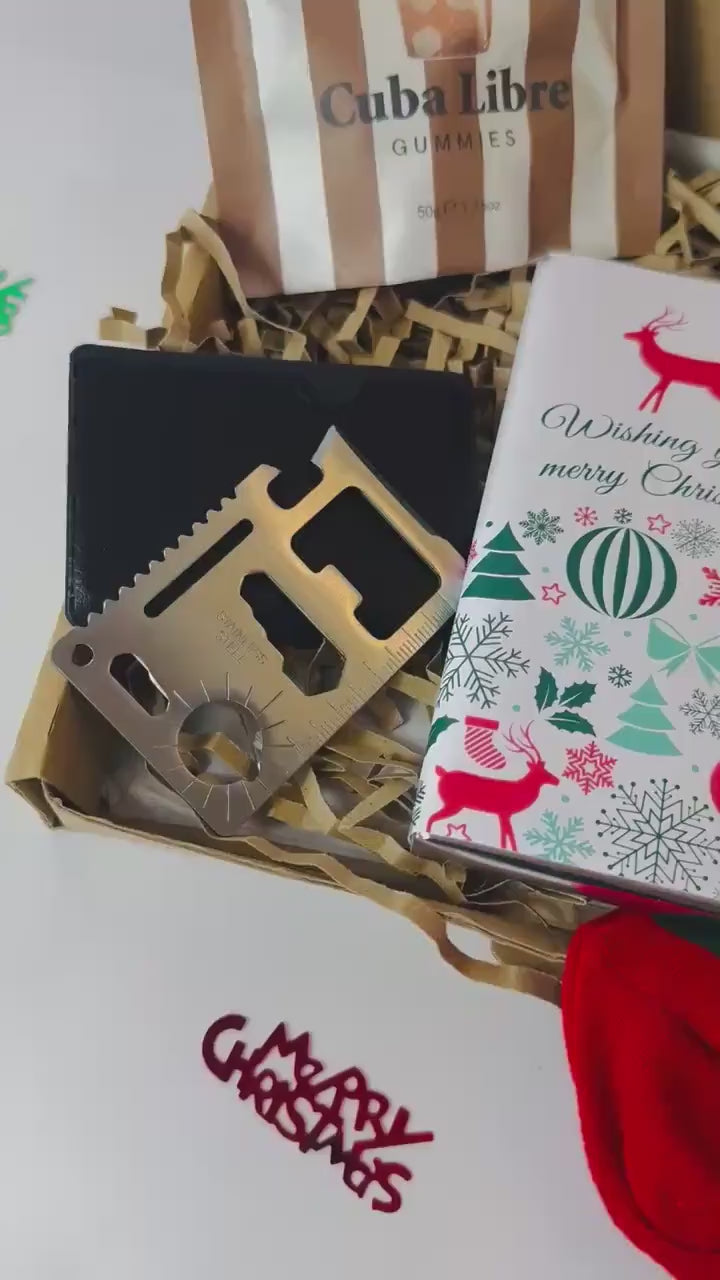 Mens Christmas Letterbox Gift - Christmas Gift for him - Christmas Eve Box for him - Christmas Gift Box - Colleague Present - Hug in a Box