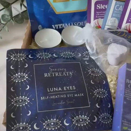 Sleep Gift Box - Anxiety Letterbox Gift - Recovery Get Well Gift - Gift for Men - Wellbeing Care Package - Relaxation Pamper Hamper Gift