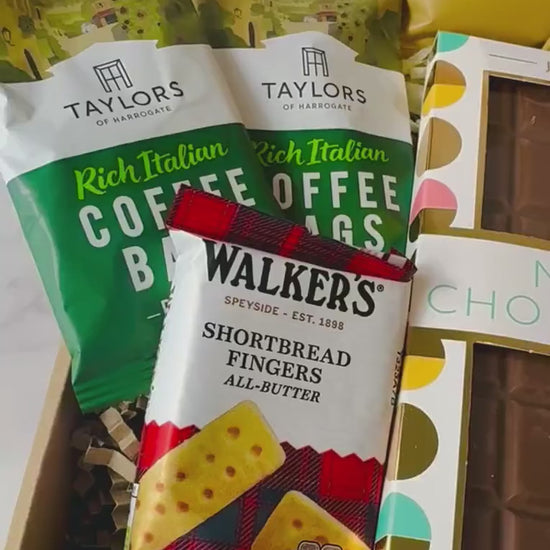 Coffee Hamper - Hug in a Box - Thinking of You - Birthday Giftbox - Get Well Soon Gift - Congratulations - Anniversary - Coffee Lovers
