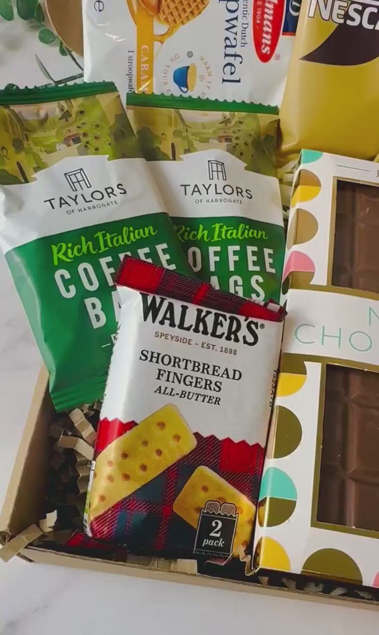 Coffee Hamper - Hug in a Box - Thinking of You - Birthday Giftbox - Get Well Soon Gift - Congratulations - Anniversary - Coffee Lovers