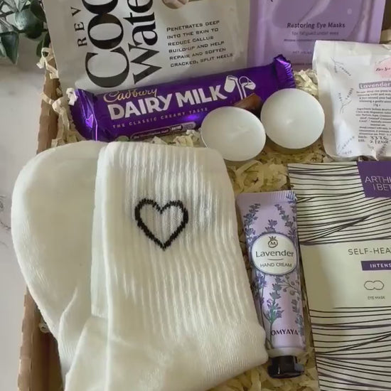 Pamper Hamper - Letterbox Gift for Her - Spa Self Care Package - Hug in a Box - Birthday Gift for Friend - Relaxation Gift - Get Well Soon