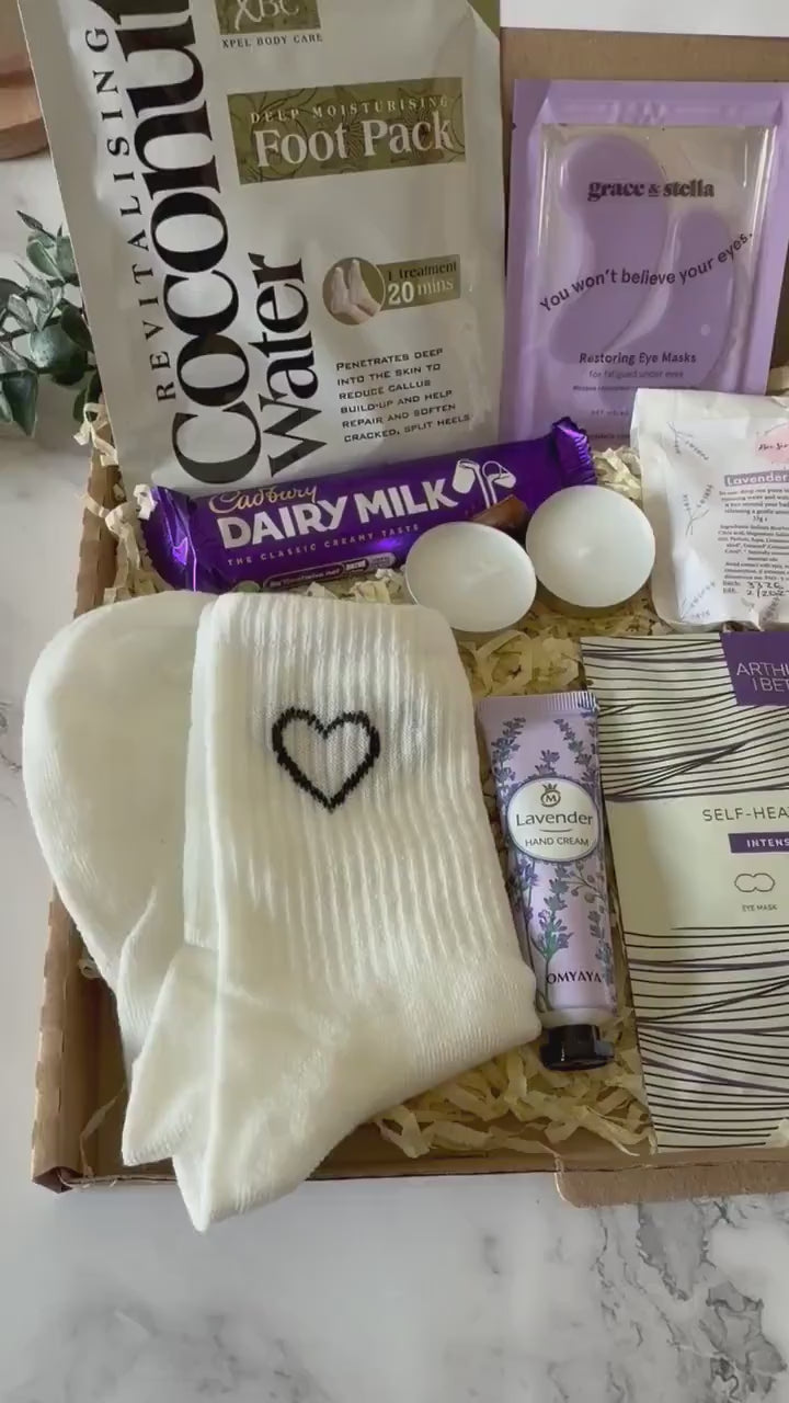 Pamper Hamper - Letterbox Gift for Her - Spa Self Care Package - Hug in a Box - Birthday Gift for Friend - Relaxation Gift - Get Well Soon
