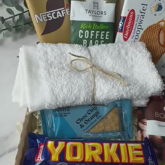 Mens Pamper Gift Box - Self Care Letterbox Gift - Pick me Up Giftbox - Get Well Soon - Gifts for Him - Hug in a Box - Care Package