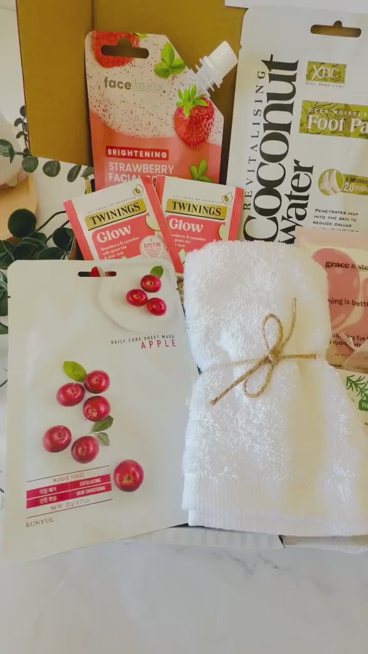 Pamper Hamper Gift Box - Self Care Package For Her - Hug In A Box - Relaxation Spa - Recovery Get Well Soon - Thinking of You