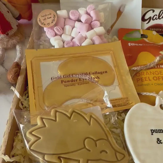 Autumn Gift Box - Hug in a Box - Pamper Hamper - Get Well Soon - Sympathy Thinking of You - Letterbox Gift - Care Package For Her - Spa Gift