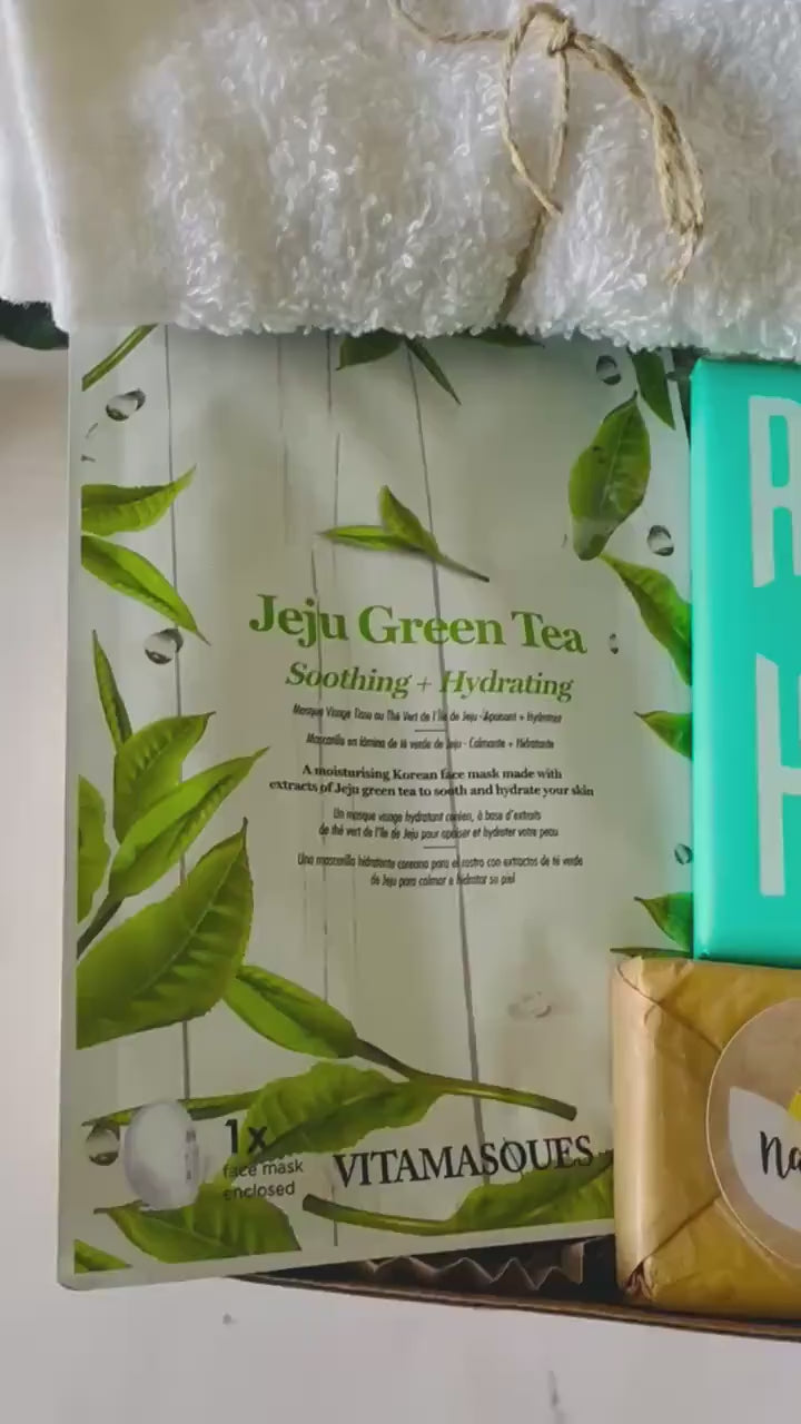 Vegan Gift Box - Vegan Pamper Hamper - Self Care Gift Set - Care Package Gift For Her - Cruelty Free Gift Set - Pamper Box - Birthday Pamper