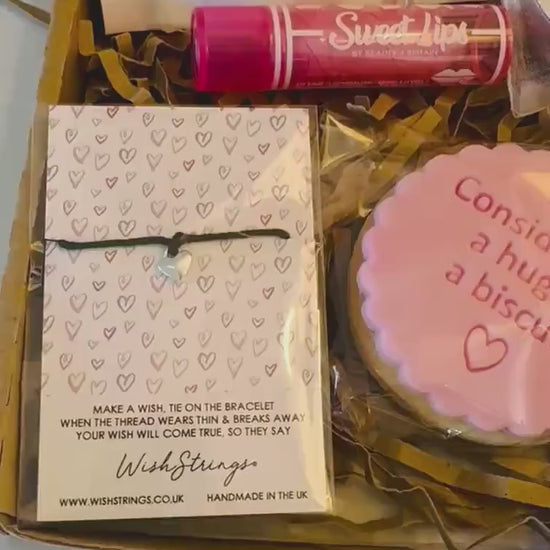 HUG IN A BOX - Thinking of You - Letterbox Gift for Her - Care Package - Sending Hugs - Pick me Up - Get Well Soon - Post Recovery Gift