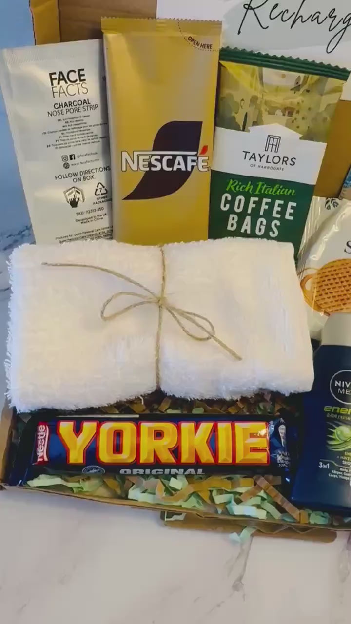 Mens Pamper Gift Box - Mens Self Care - Pick me Up Gift - Get Well Soon - Gifts for Him - Hug in a Box - Mens Care Package - Letterbox Gift