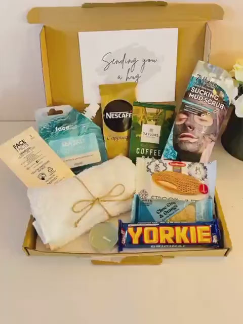 Mens Pamper Gift Box / Self Care / Letterbox Gift / Pick me Up / Get Well Soon / Gifts for him / Hug in a Box / Birthday / Recovery Gift Box