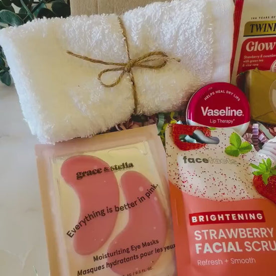 Pamper Gift Box For Her - Birthday Relax Pamper Hamper - Self Care Package - Hug in a Box - Pick Me Up Gift - Thinking of You Letterbox Gift