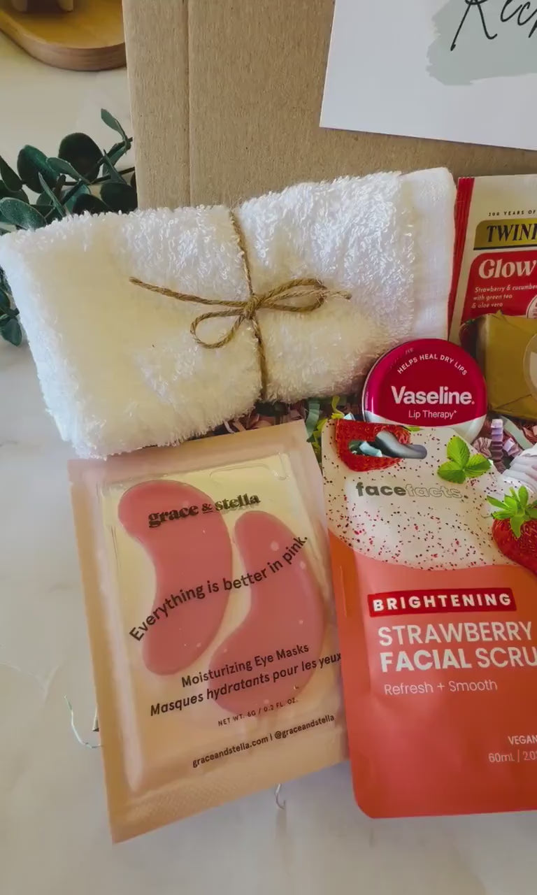 Pamper Gift Box For Her - Birthday Relax Pamper Hamper - Self Care Package - Hug in a Box - Pick Me Up Gift - Thinking of You Letterbox Gift