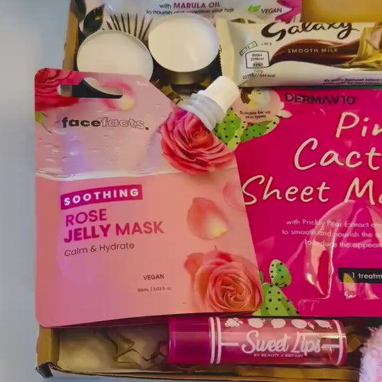 Self Care Pamper Hamper – Spa Relaxation Gift Box for Her