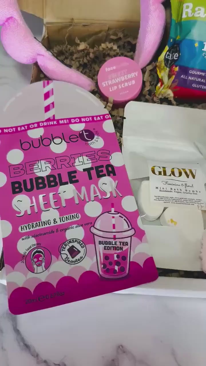 Teen Girl Pamper Box - Teenage Girl Birthday Gift - Teenager Pamper Gift Set - Sleepover Party - Hug in a Box - Gifts for Her - Personalised