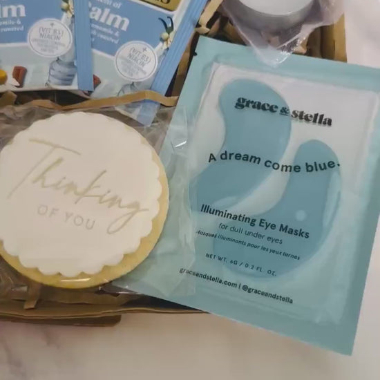 Pick Me Up Gift For Her - Thinking of You Care Package - Sympathy Self Care Hamper - Wellness Spa Box - Hug in a Box Present - Get Well Soon