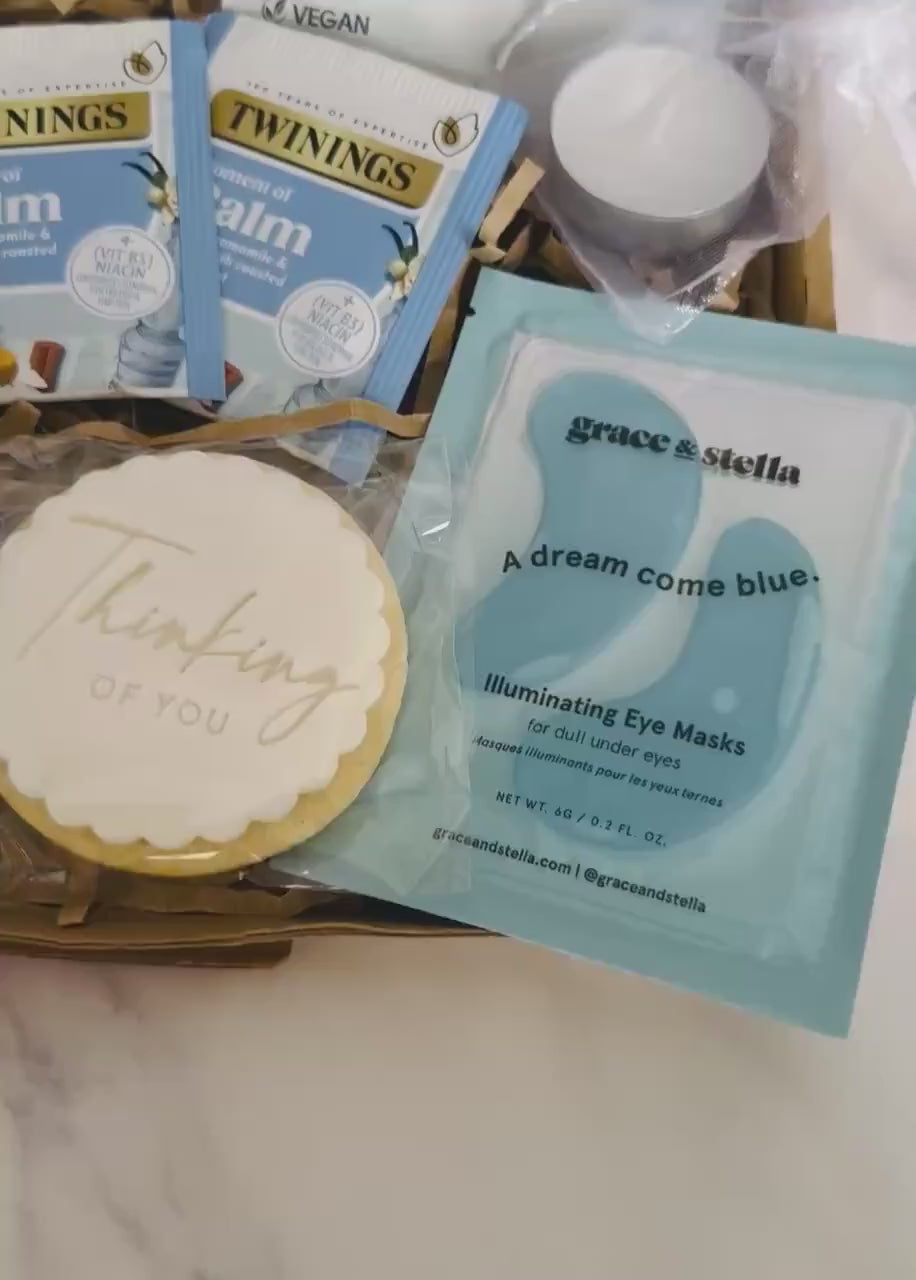 Pick Me Up Gift For Her - Thinking of You Care Package - Sympathy Self Care Hamper - Wellness Spa Box - Hug in a Box Present - Get Well Soon