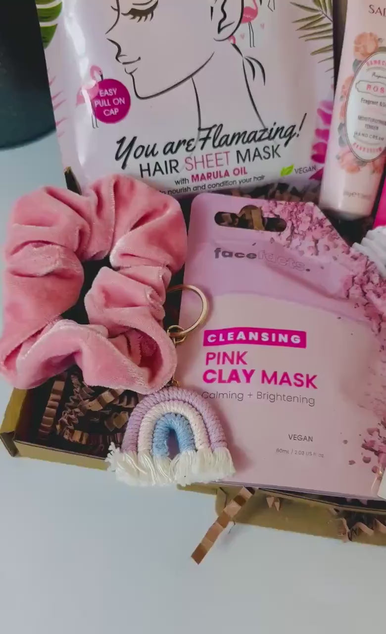 HUG IN A BOX - Spa Gift For Her - Pamper Hamper - Self Care Box - Hug in a Box - Pick me Up Giftbox - Care Package - Letterbox Gift